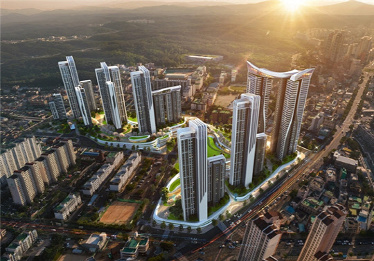 울산 남구 B-07구역 재개발정비사업 조감도.<HDC현대산업개발 제공>